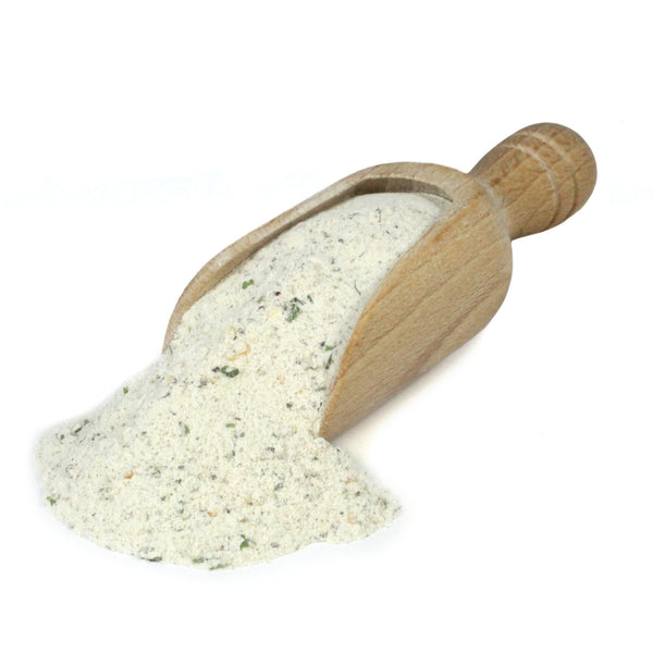 Scoop of Parmesan Garlic Bratwurst Seasoning