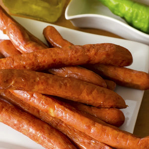 Plate full of Teriyaki Snack Sticks