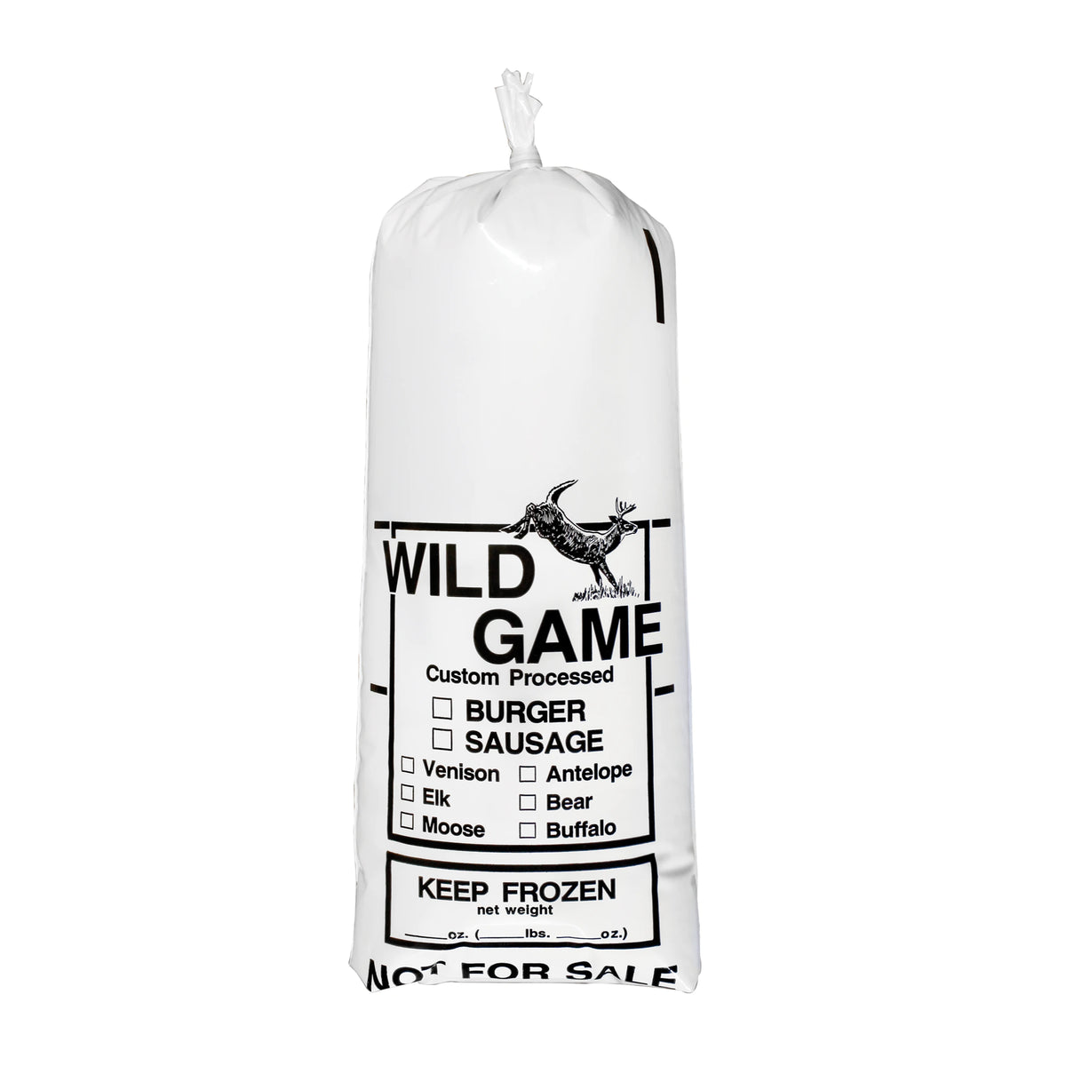 Wild Game Ground Meat Bags PS Seasoning