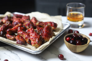 Cranberry Bourbon Wings