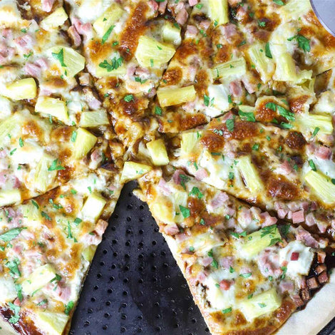 Pineapple Teriyaki Hawaiian-Style Pizza