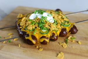 Chili Dog Skewers