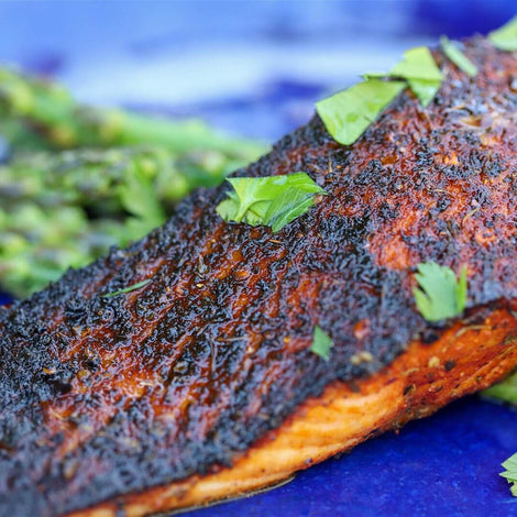 Blackened salmon recipe