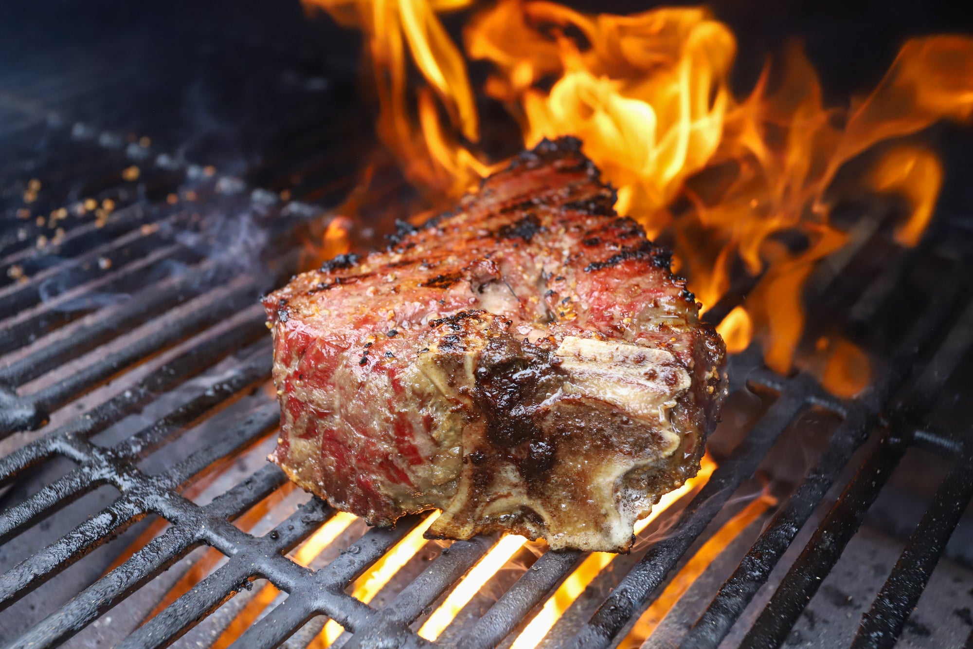 On the Rocks Reverse Sear T-Bone Recipe | PS Seasoning