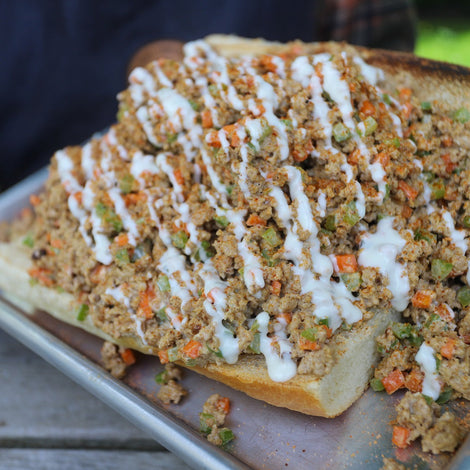 Buffalo Cajun Chopped Cheese