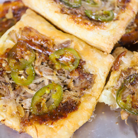 pulled pork pastry