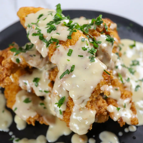 Cajun Tenders with Alfredo