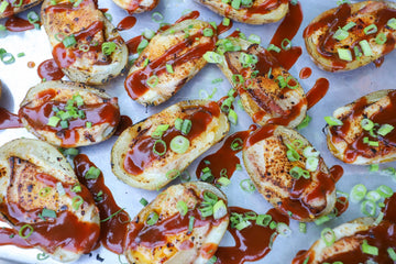 pork belly potato skins