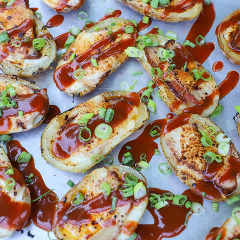 pork belly potato skins