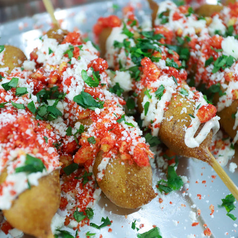 Elote Corn Dogs