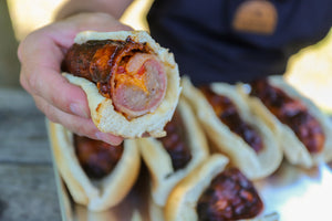 cheese stuffed brats