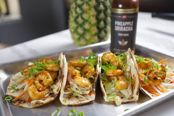 Pineapple Sriracha Shrimp Tacos