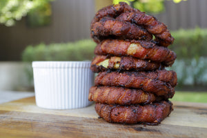 bacon wrapped onion rings