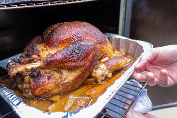 smoked and roasted turkey