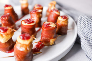 cranberry brie pig shots