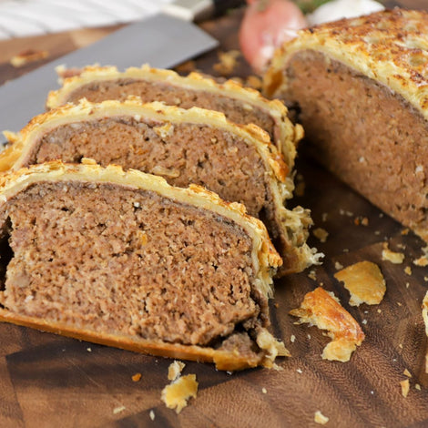 beef meatloaf in puff pastry