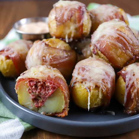 Reuben Potato Poppers