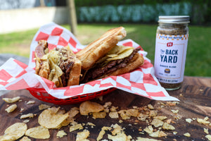 Backyard PB&J Smash Burger