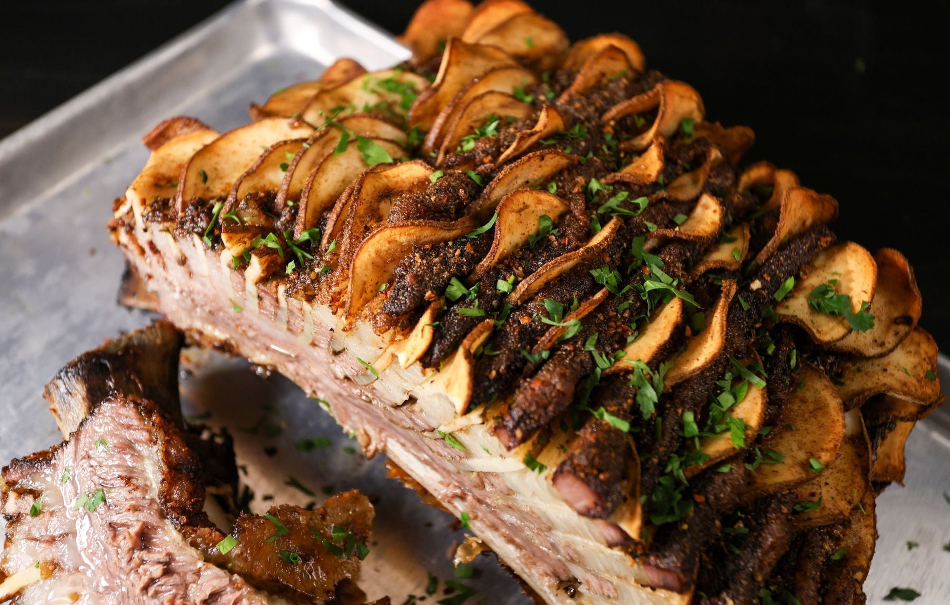 Prime time Hasselback Dino Ribs | PS Seasoning