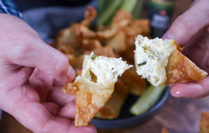 fried pickle rangoons