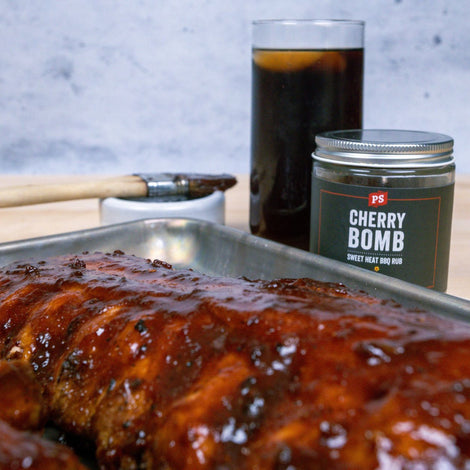 Cherry Bomb Dr. Pepper Ribs