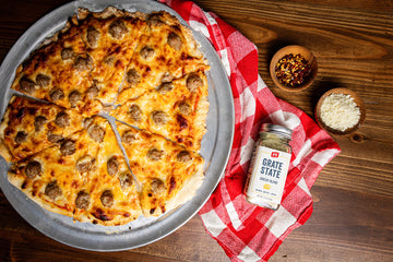 Grate State Smoked Sausage Pizza