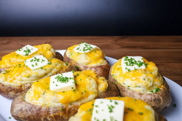 Butter Blizzard Twice Baked Potatoes