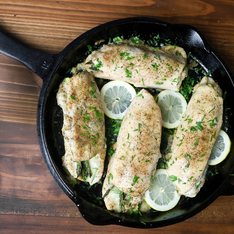 Gruyere, Asparagus & Proscuitto Stuffed Chicken Breast