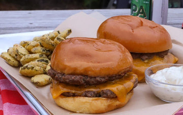 Fried Pickles and Smash Burger