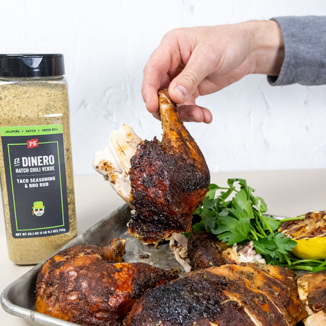 el dinero hatch chili flavored whole chicken