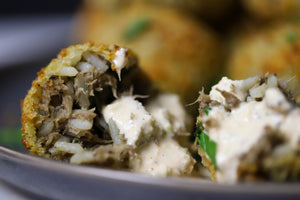 Boudin Balls with Remoulade