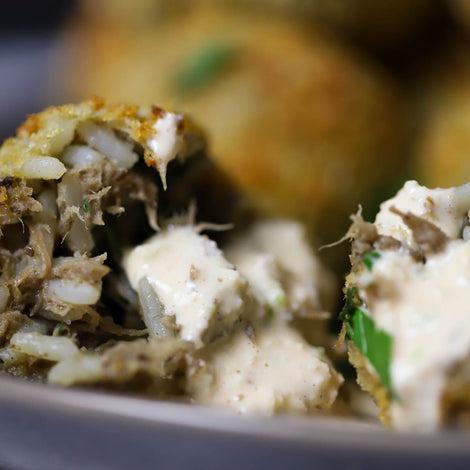 Boudin Balls with Remoulade