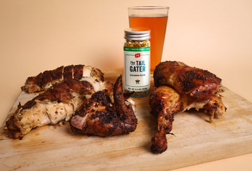 Oktoberfest Beer Can Chicken