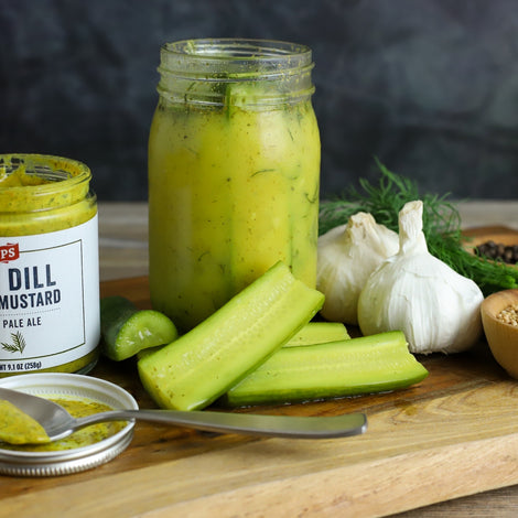 Homemade Dill Mustard Pickles