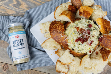 Butter Blizzard Bacon Spinach and Artichoke Dip