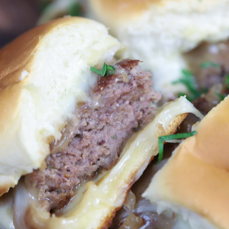 Salisbury Steak Sliders