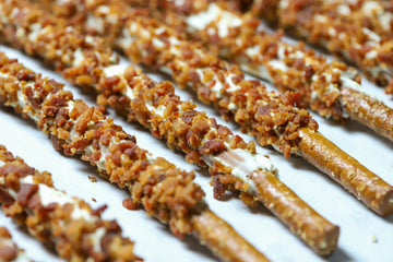 Bacon Cream Cheese Pretzel Sticks