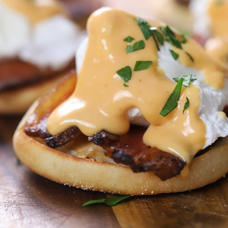 Eggs Benedict with Charon Sauce