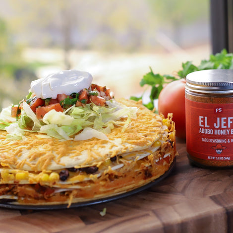 3 Amigos Quesadilla Cake