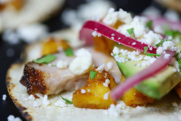 El Jefe Pork Belly and Pineapple Tacos