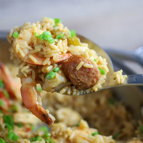 Chicken shrimp and sausage jambalaya recipe by PS Seasoning