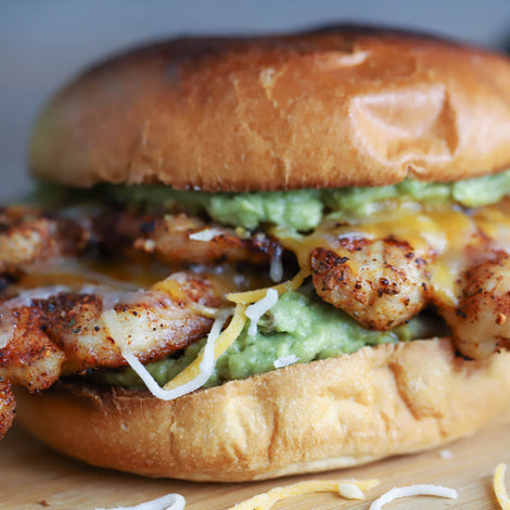 Air Fried Avocado Chicken Sandwich