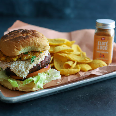 Elote Loco Burger