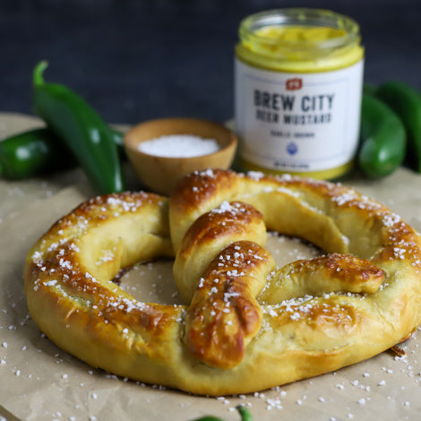 Jalapeno Popper Stuffed Pretzel