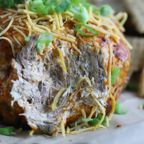 Shredded Brisket Cheeseball