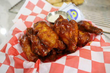 Peach Buzz Smoke Fried Wings