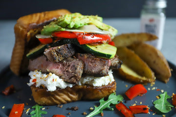 Whipped Goat Cheese Steak Sandwich