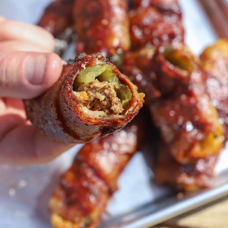 Cheeseburger Stuffed Pickles