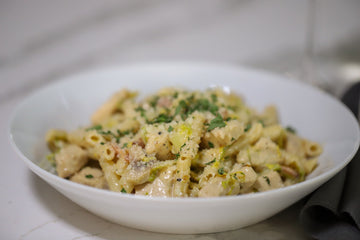 Bacon Brussel Pasta