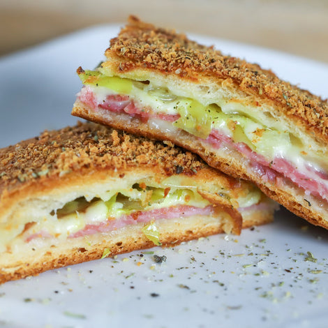 Baked Antipasto Squares